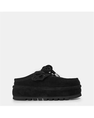 Naked Wolfe Blizzard Mules - Black