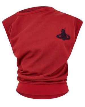 Vivienne Westwood Viv Hebo Sweatshirt Ld54 - Red