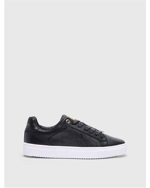 Pretty Green Cali Paisley Low-Top Trainers - Black