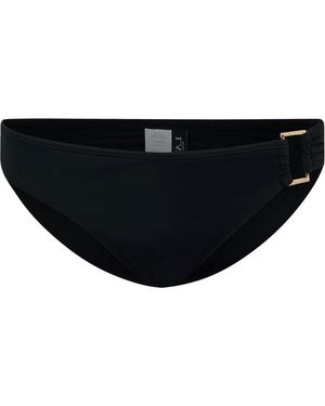 Ralph Lauren Ring-Front Hipster Bikini Bottoms - Black