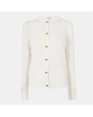 Bottega Veneta Knitted Wool Cardigan - Natural
