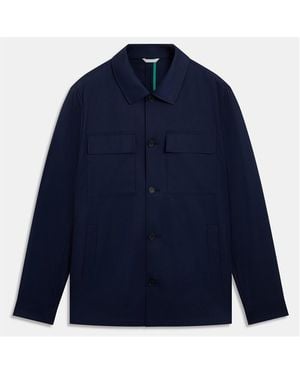 Ted Baker Slim Fit Overshirt - Blue