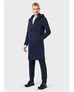 Emporio Armani Emporio Coat With Hd Sn99 - Blue
