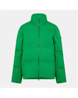 Moncler A$Ap Rocky Rally Long Sleeve Short Puffer Jacket - Green