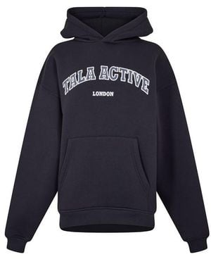Tala Active Applique Oversized Hoodie - Blue