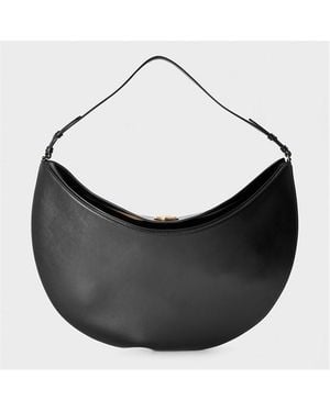Jacquemus Jacquard Calisso Rond Hobo Bag - Black