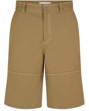 Ami Paris Worker Chino Shorts - Green
