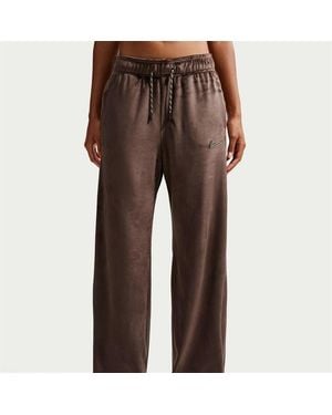 Nike Velour Trousers - Brown