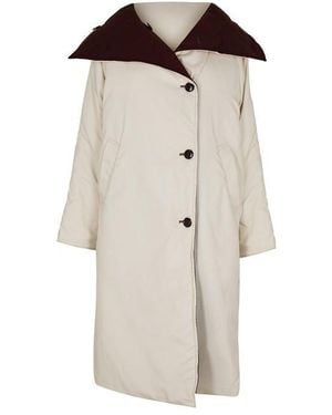 Varley Annalise Reversible Wrap Coat - Natural