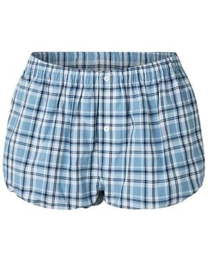 Acne Studios Woven Tracksuit Shorts - Blue