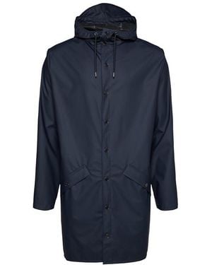 Rains Jacket Long Navy 12020 - Blue