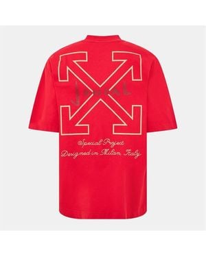 Off-White c/o Virgil Abloh Off Sj Skate Tee - Red