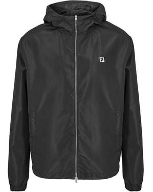 Fendi Ff K Way Windbreaker - Black