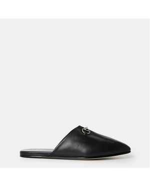 Gucci Annette Flat Mules - Black