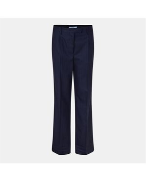 Prada Tailored Wide Leg Trousers - Blue