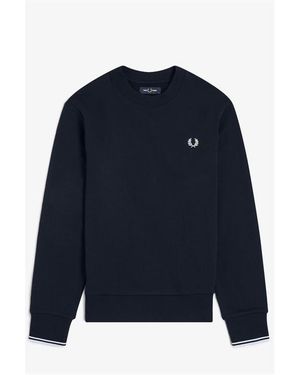 Fred Perry Crew Neck Sweatshirt Navy M - Blue