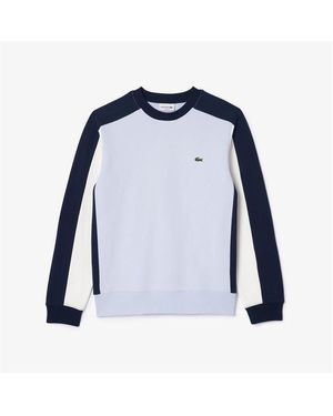 Lacoste Colour Block Crewneck Sweatshirt - Blue