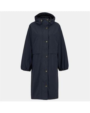 Barbour Naboo Funnel Neck Long Sleeve Showerproof Rain Anorak - Blue