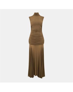 Magda Butrym Long Maxi Dress - Natural