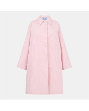 Prada Taffeta Overcoat - Pink