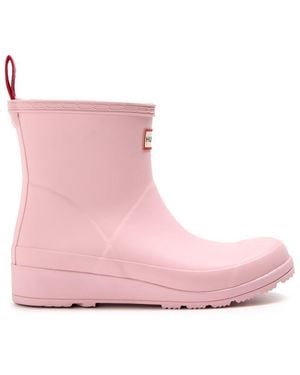 HUNTER Play Short Wellington Boots - Pink