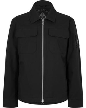 Moose Knuckles Jacques Os Overshirt - Black