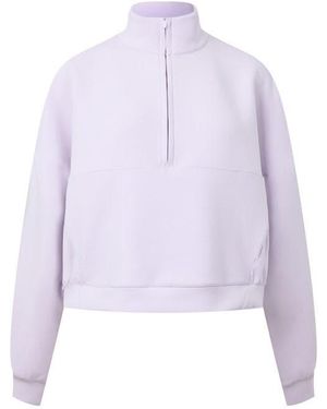 Nike 24.7 Over Sized 1/2 Zip Jumper - Purple