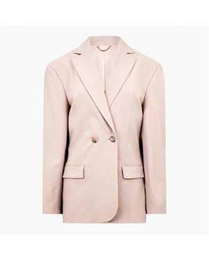Magda Butrym Sharp Tailored Blazer - Natural