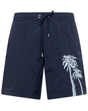 HUGO Palm_Embroidery - Blue
