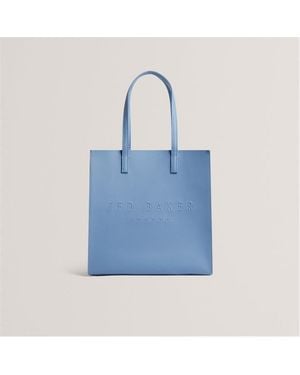 Ted Baker Crosshatch Icon Tote Bag - Blue