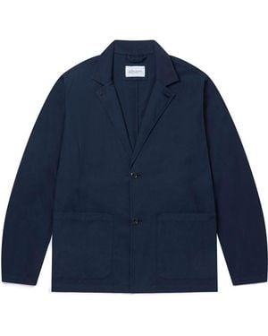 Albam Poplin Blazer - Blue