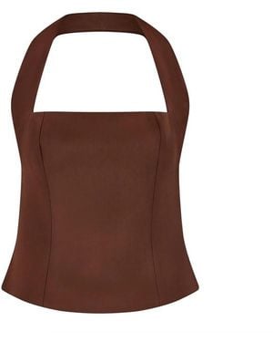 Odd Muse Ultimate Muse Halter Top - Brown