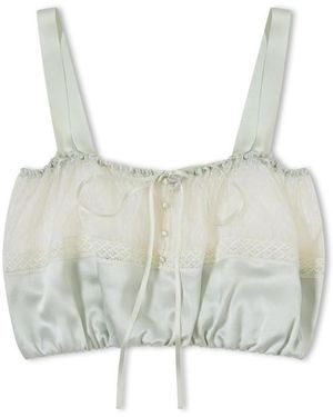 Saint Laurent Cami Top - Grey