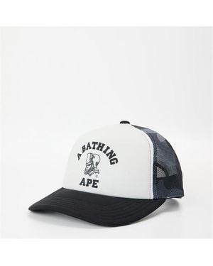 A Bathing Ape General Trucker Cap - Blue