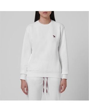 Paul Smith Zebra Logo Sweatshirt - White