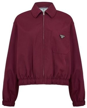 Prada Logo Softshell Jacket - Purple