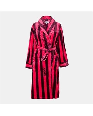 DKNY Fluffy Dressing Gown - Red