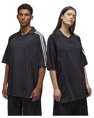 Y-3 3-Stripe Polo Shirt - Blue