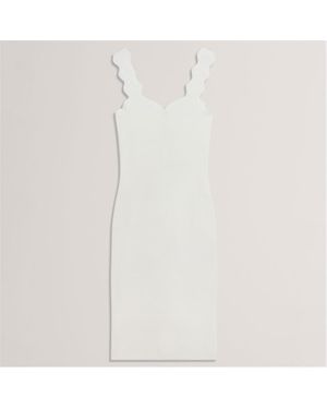 Ted Baker Knit Bodycon Dress - White