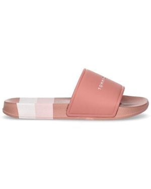 Tommy Hilfiger Tommy Stripe Slider - Pink