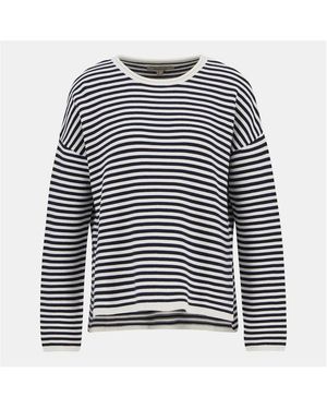 Barbour Crew Neck Knitted Jumper - Blue