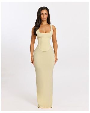 Mars the Label Sandra Scoop Maxi Dress - White