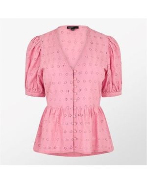 Nobody's Child Ria Blouse - Pink