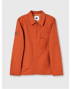 Pretty Green Ridley Overshirt - Orange