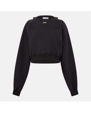 Off-White c/o Virgil Abloh Off Stamp Crew - Black