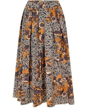 Weekend by Maxmara Uomo Midi Skirt - Brown