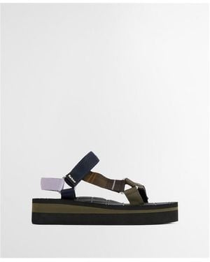 Barbour Mila Flatform Sandals - Black