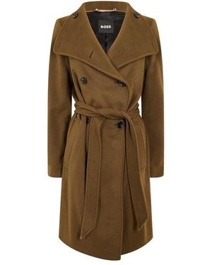 BOSS Overcoat - Brown