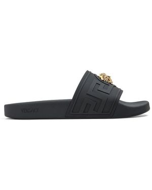 Versace La Medusa Slides - Blue