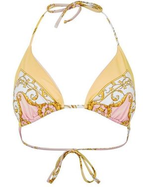 Versace Triangle Bikini - Metallic